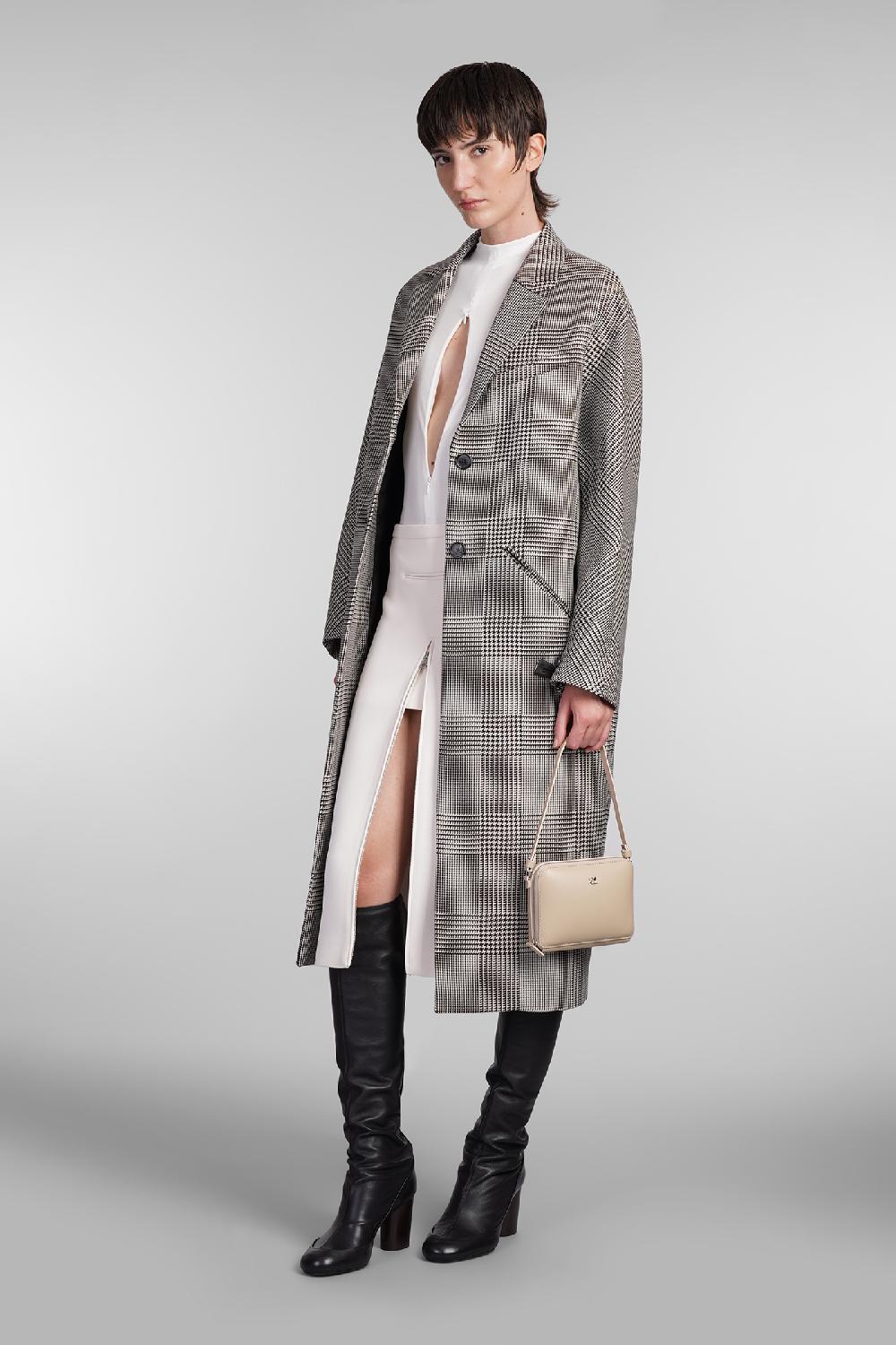 Deliberti Courreges Cappotto in lana beige cod. 408118 - Deliberti The Luxury Shopping Online