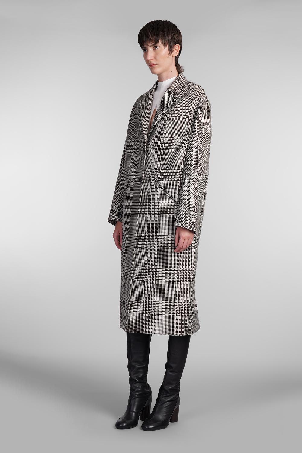 Deliberti Courreges Cappotto in lana beige cod. 408118 - Deliberti The Luxury Shopping Online
