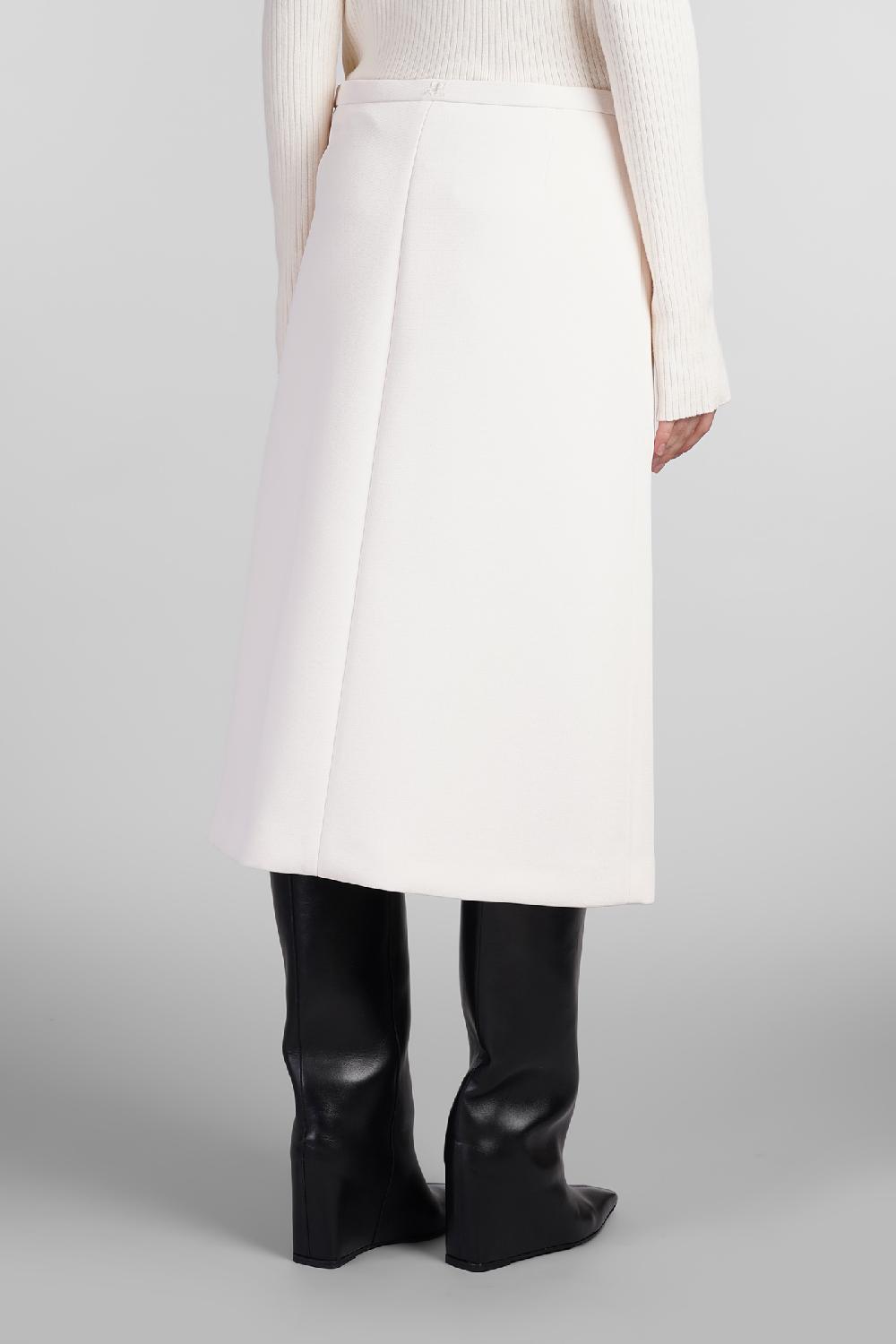 Deliberti Courreges Gonna in poliestere beige cod. 408120 - Deliberti The Luxury Shopping In Vendita