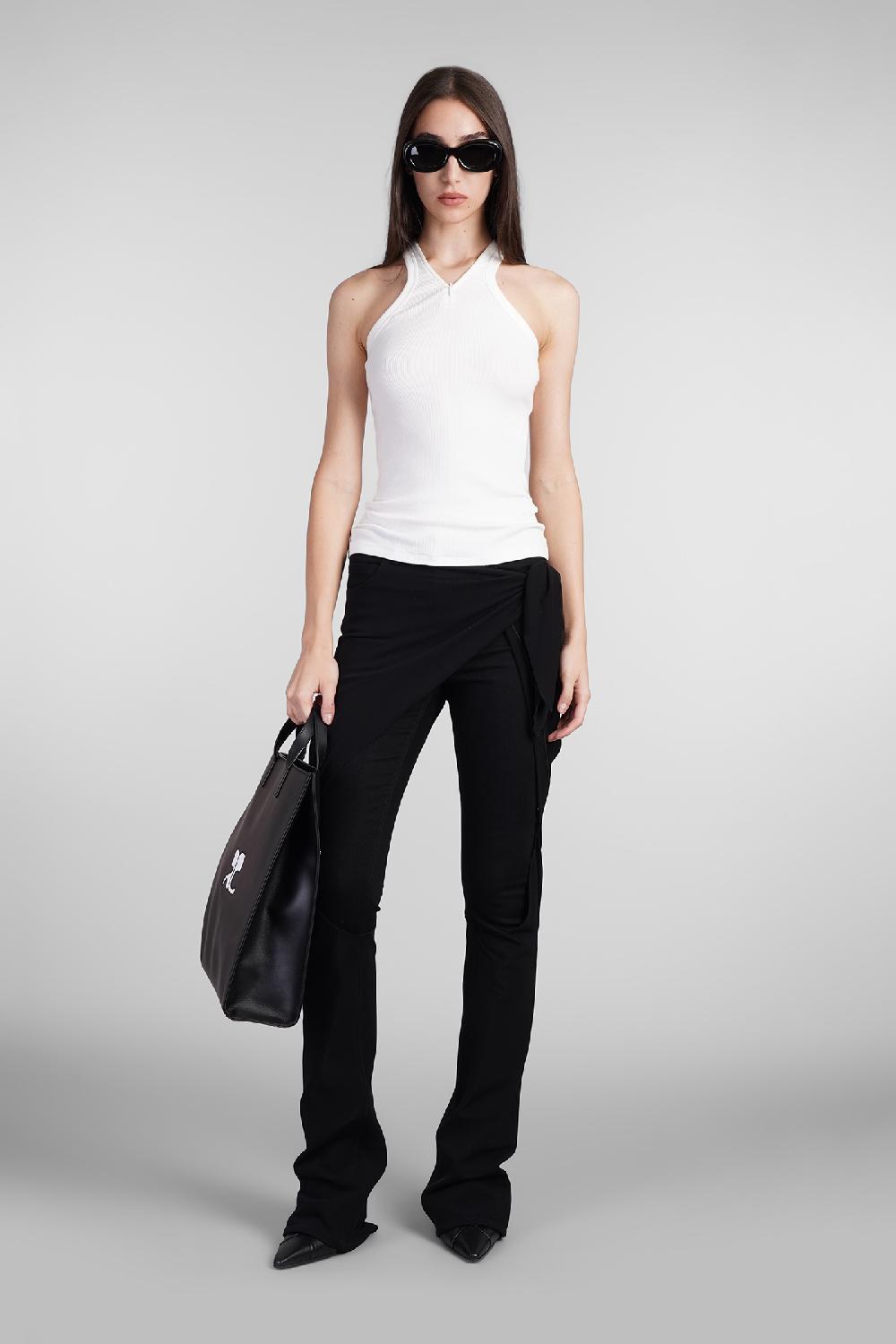 Deliberti Courreges Topwear in cotone bianco cod. 408565 - Deliberti The Luxury Shopping In Saldo