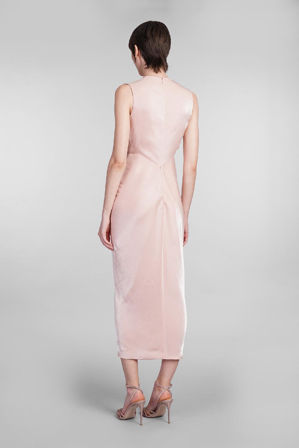 Deliberti Costarellos Abito franca in poliestere rosa cod. 401965 - Deliberti The Luxury Shopping Nuova