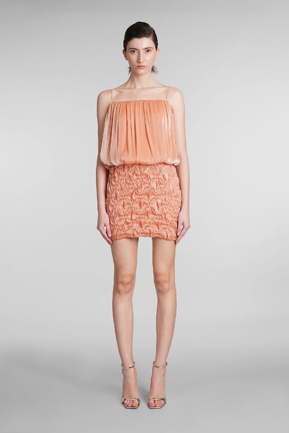 Deliberti Costarellos Abito tema in poliestere arancione cod. 399499 - Deliberti The Luxury Shopping