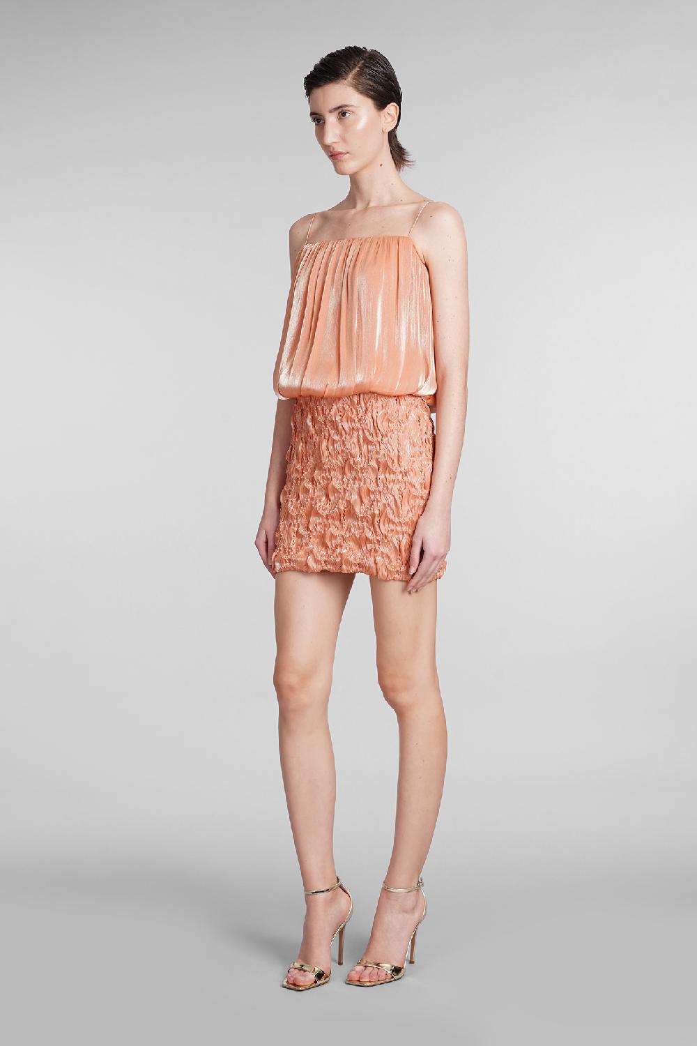 Deliberti Costarellos Abito tema in poliestere arancione cod. 399499 - Deliberti The Luxury Shopping Italy