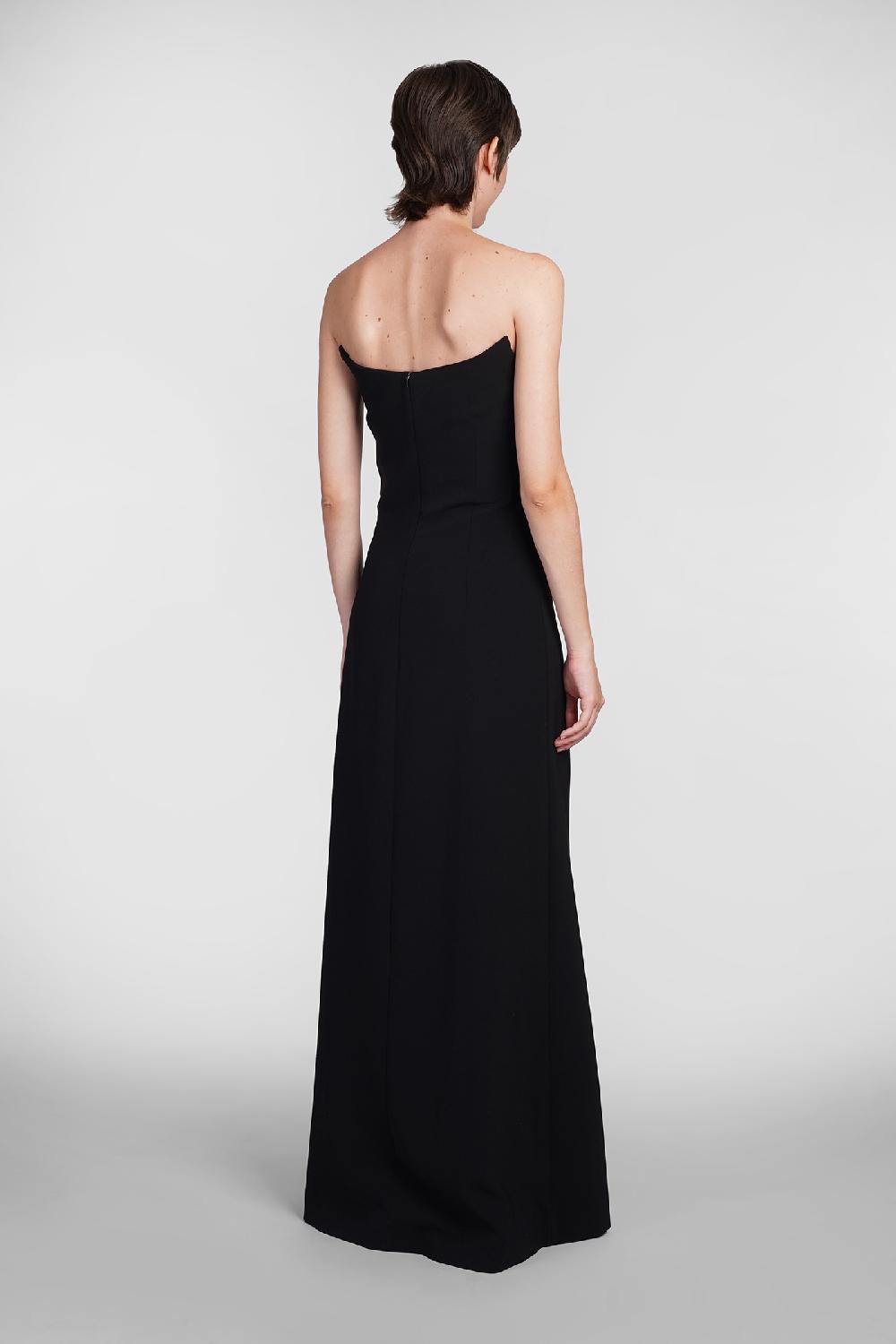 Deliberti Costarellos Abito fara in poliestere nero cod. 406738 - Deliberti The Luxury Shopping Italia