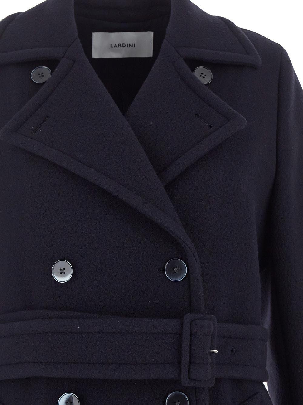 Oluxury Lardini Double breasted coat Economico