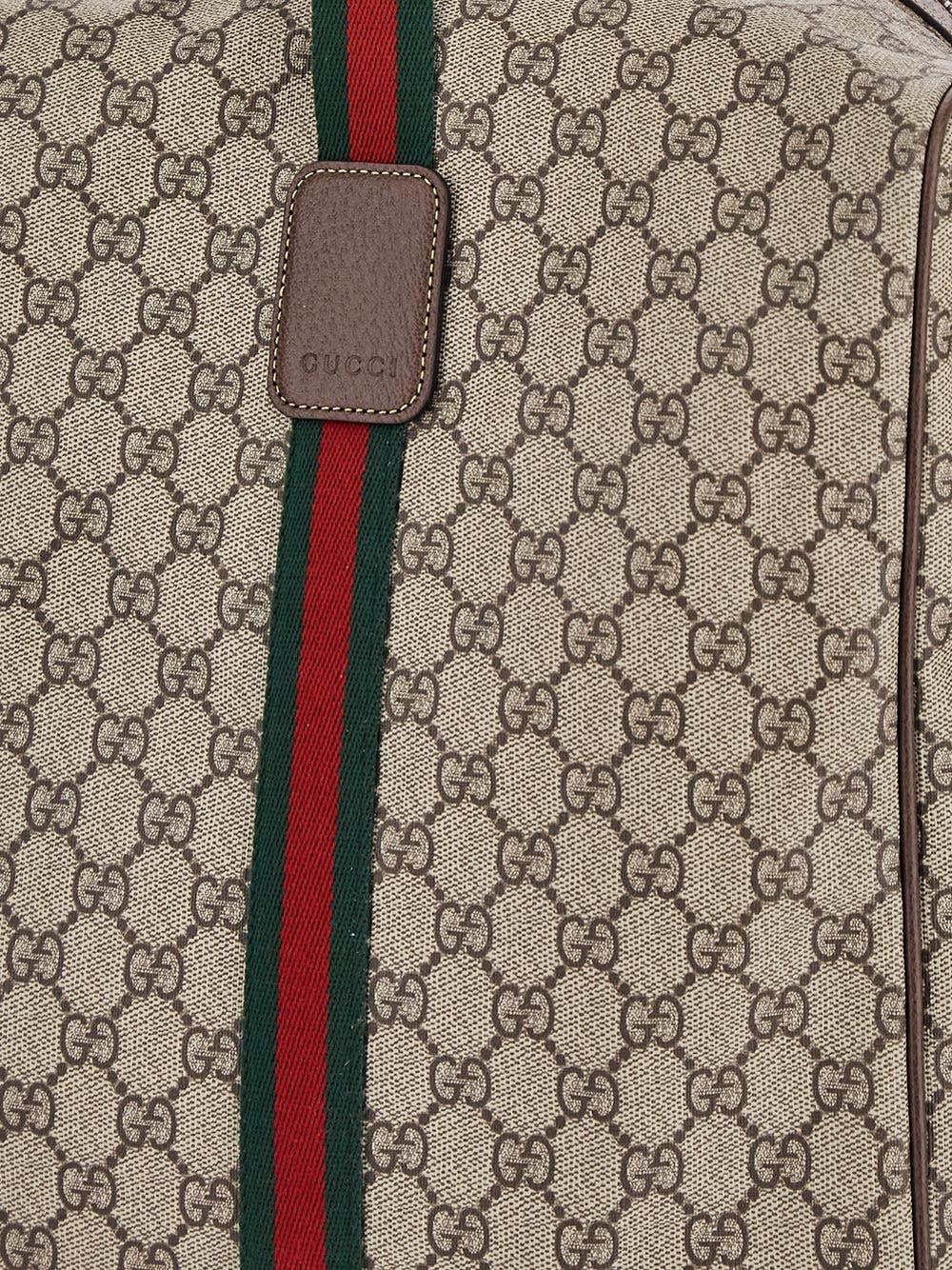 Oluxury Gucci Web Detail Maxi Travel Bag Consegna Veloce