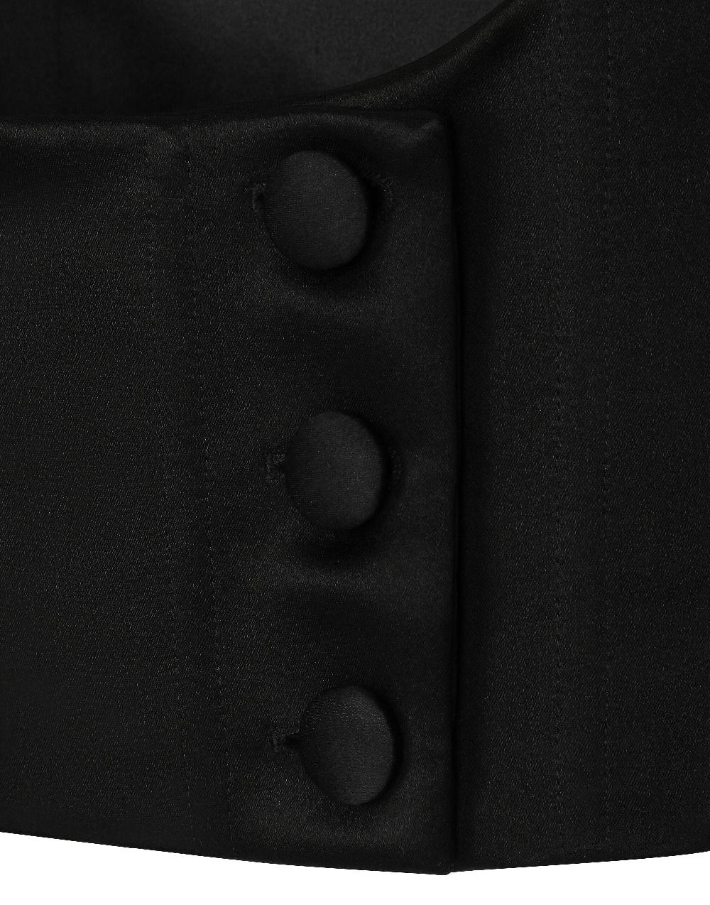 Oluxury Dolce & Gabbana Tuxedo Top vest Vendita