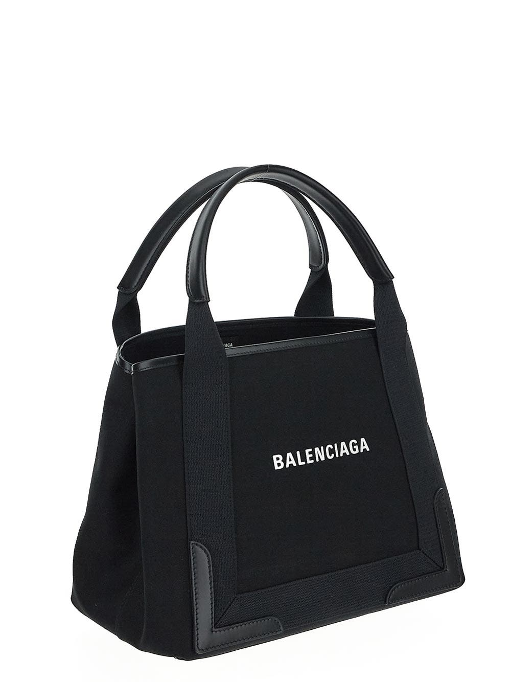Oluxury Balenciaga Cabas Navy Bag 2025