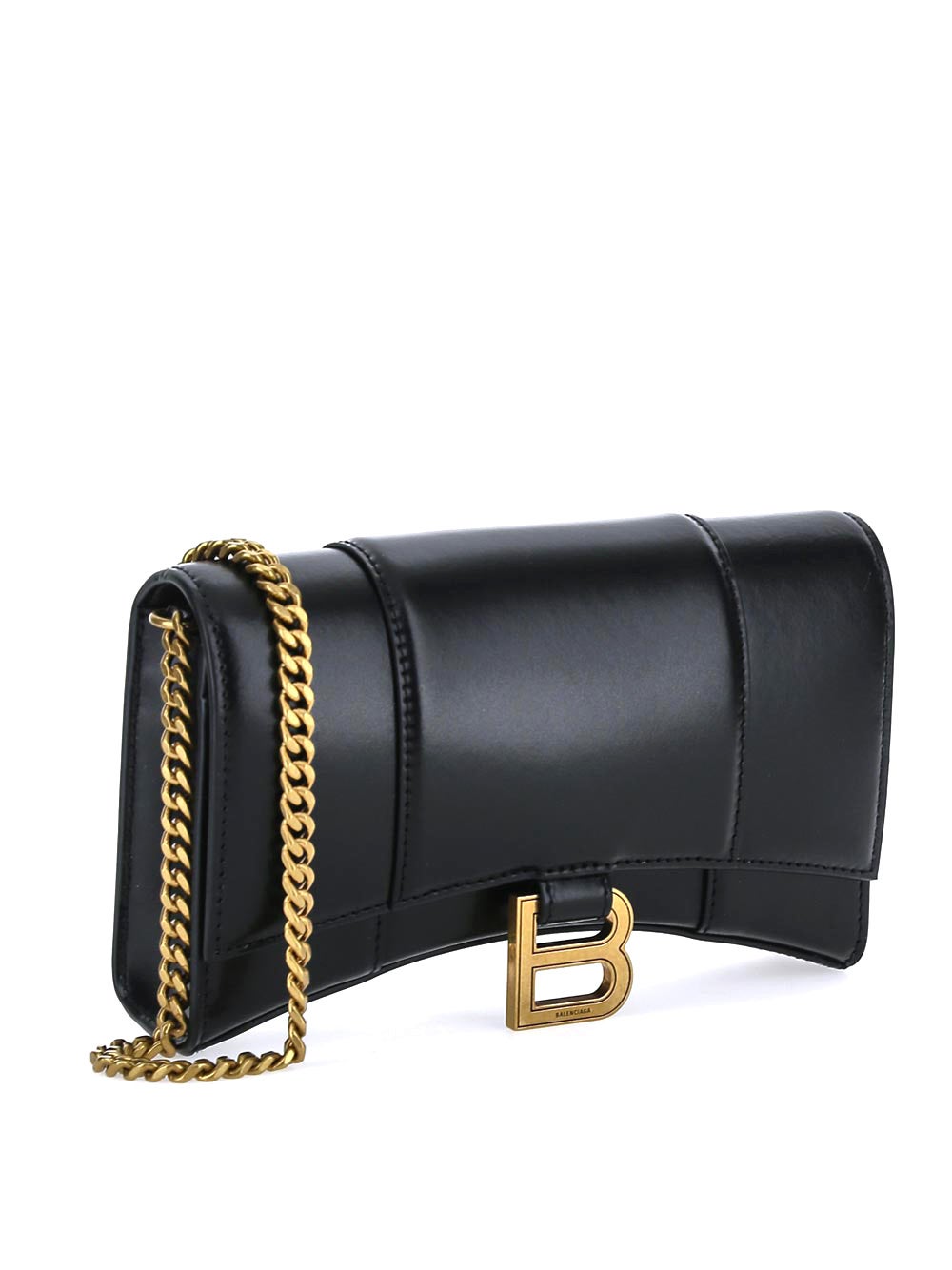 Oluxury Balenciaga Hourglass Chain Wallet 2025