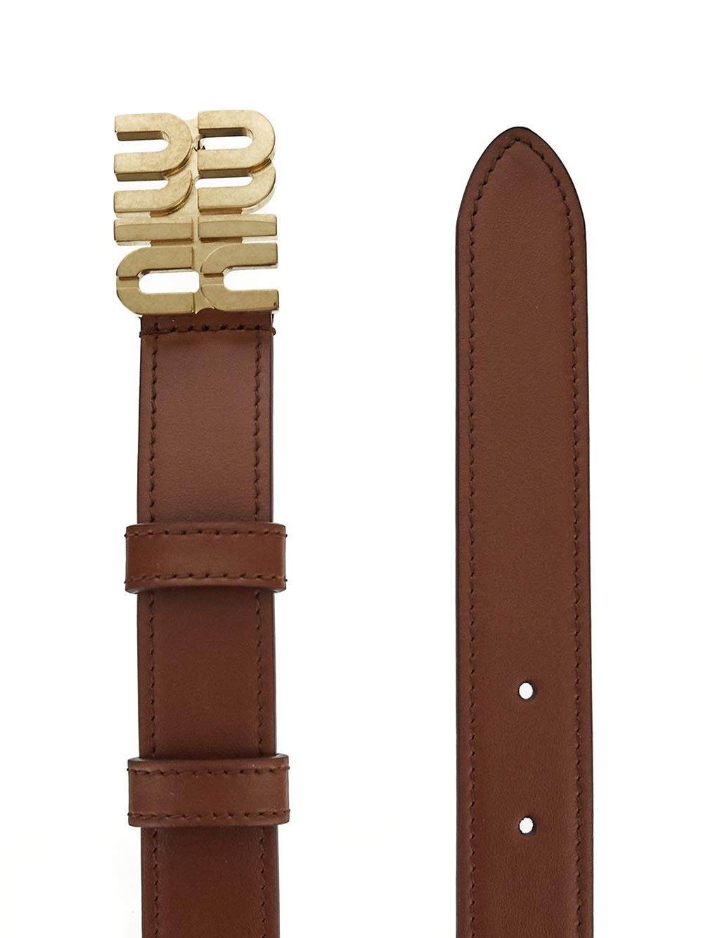 Oluxury Miu Miu Leather Belt Shopping Online