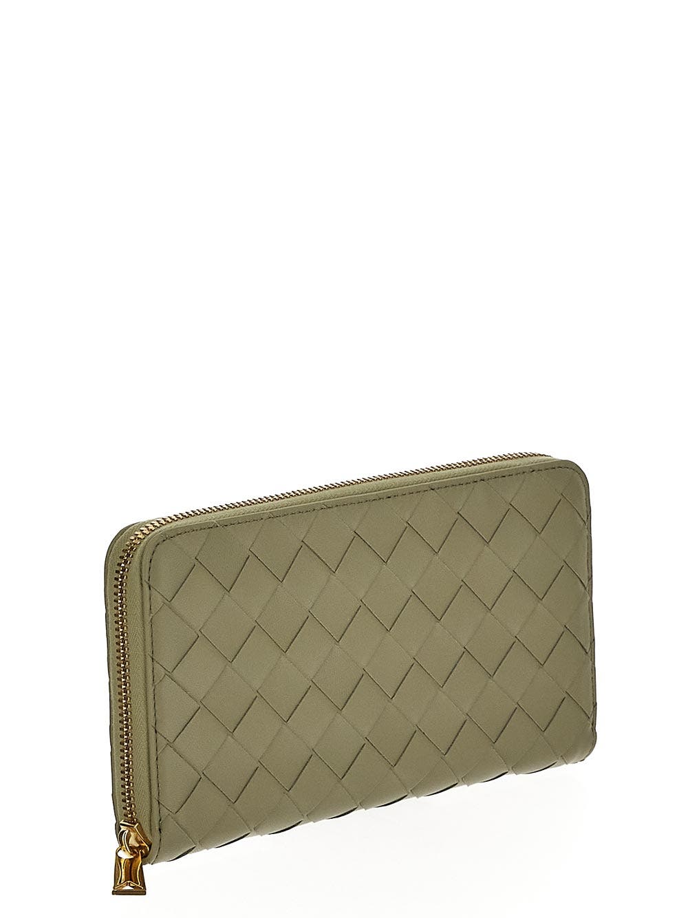 Oluxury Bottega Veneta Intrecciato Zip Around Wallet Economico
