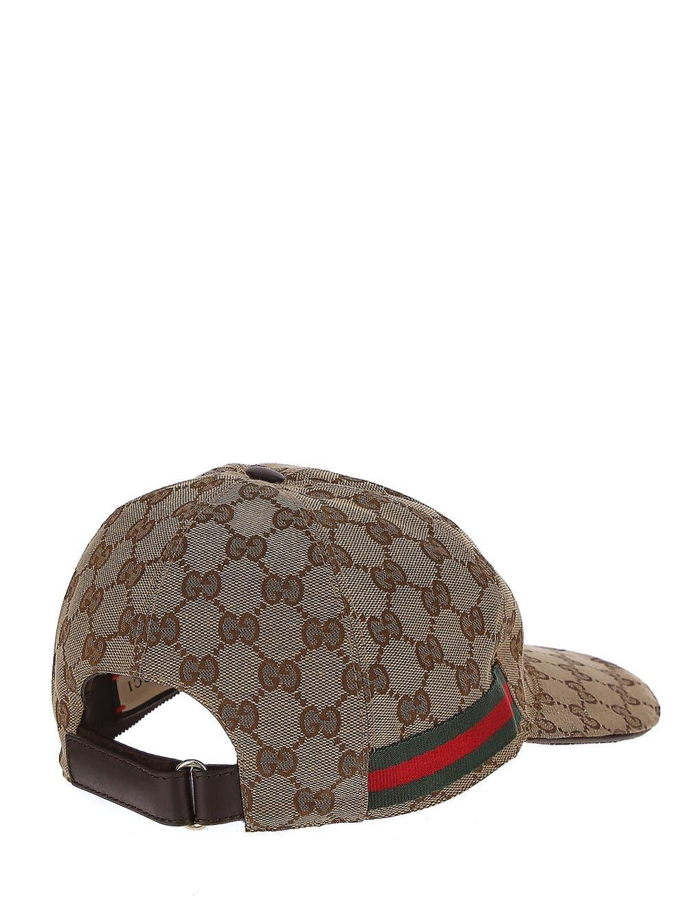 Oluxury Gucci Web Baseball Cap Offerte