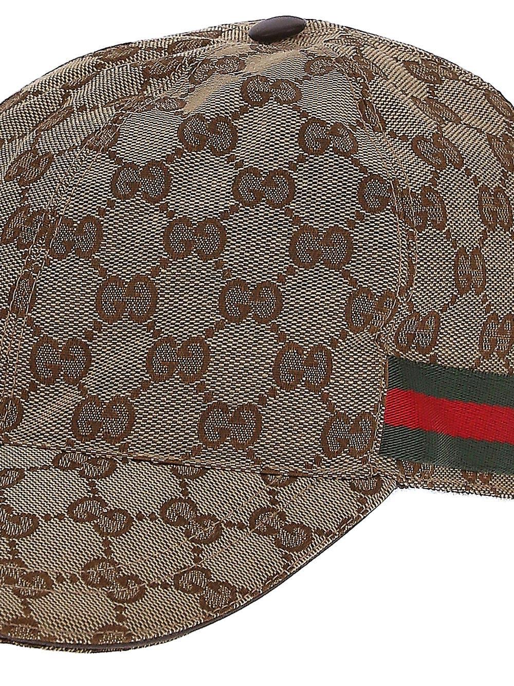 Oluxury Gucci Web Baseball Cap Offerte