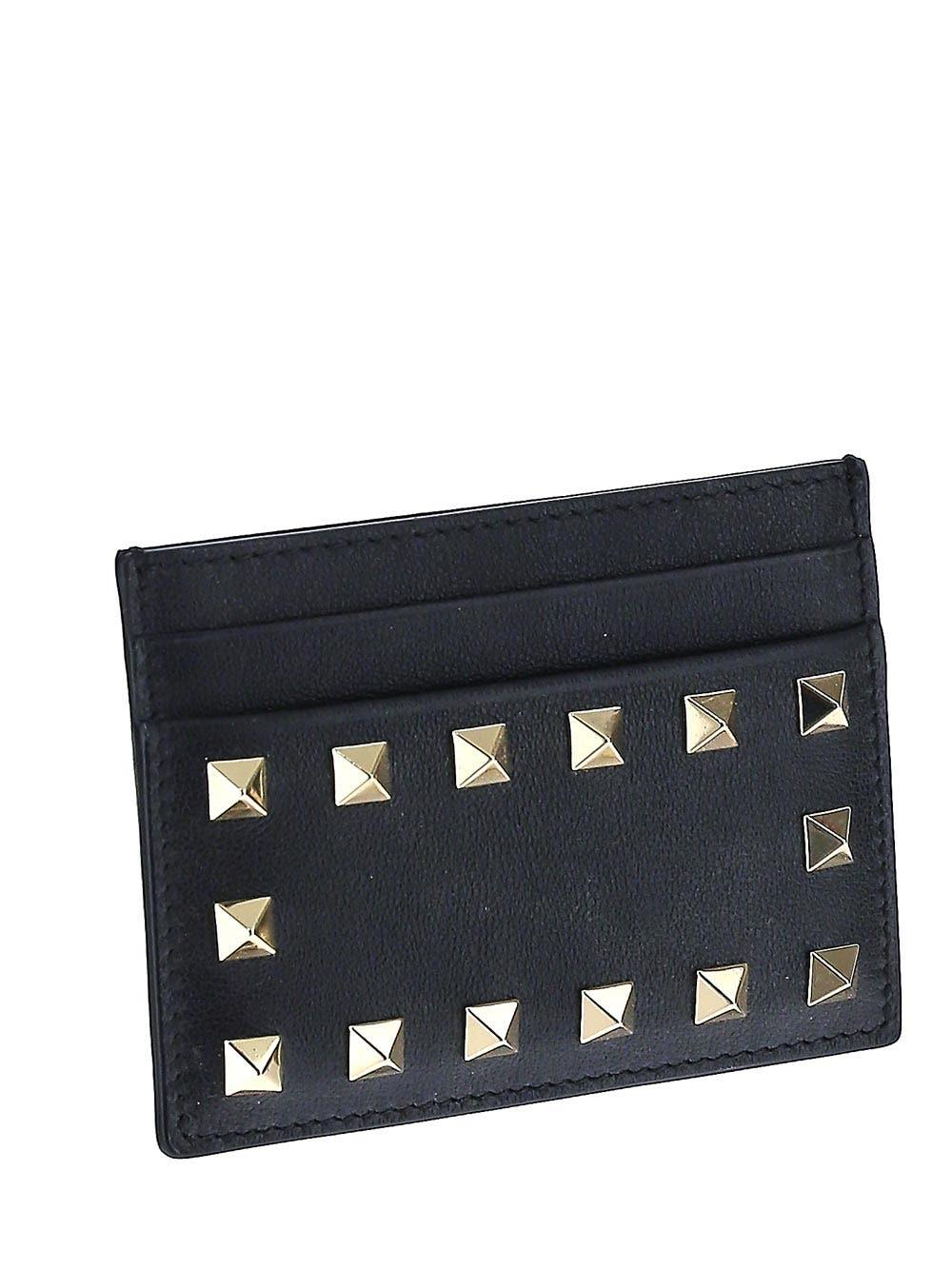 Oluxury Valentino Garavani Rockstud Cardholder Vendite Flash