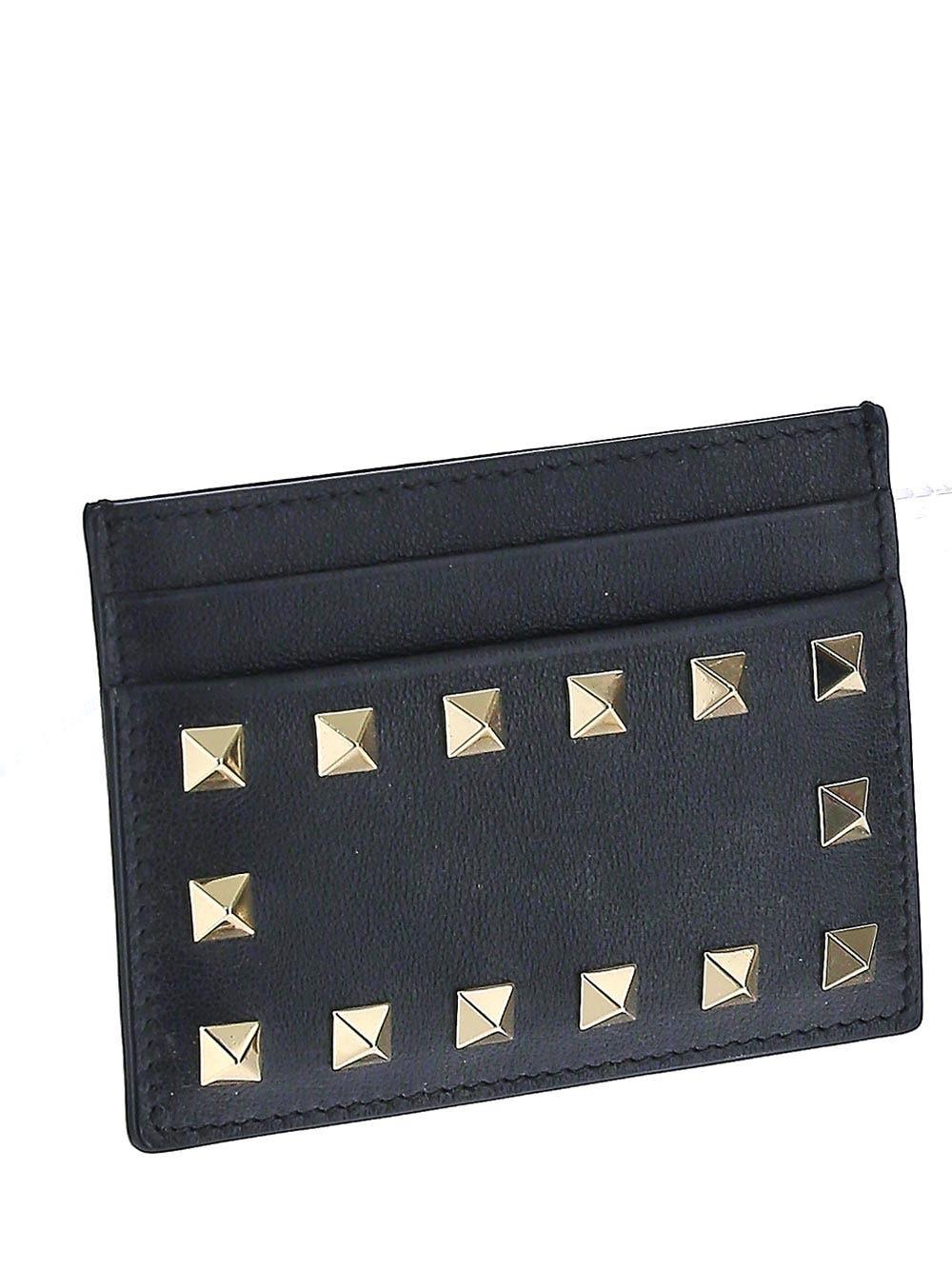 Oluxury Valentino Garavani Rockstud Cardholder Vendite Flash