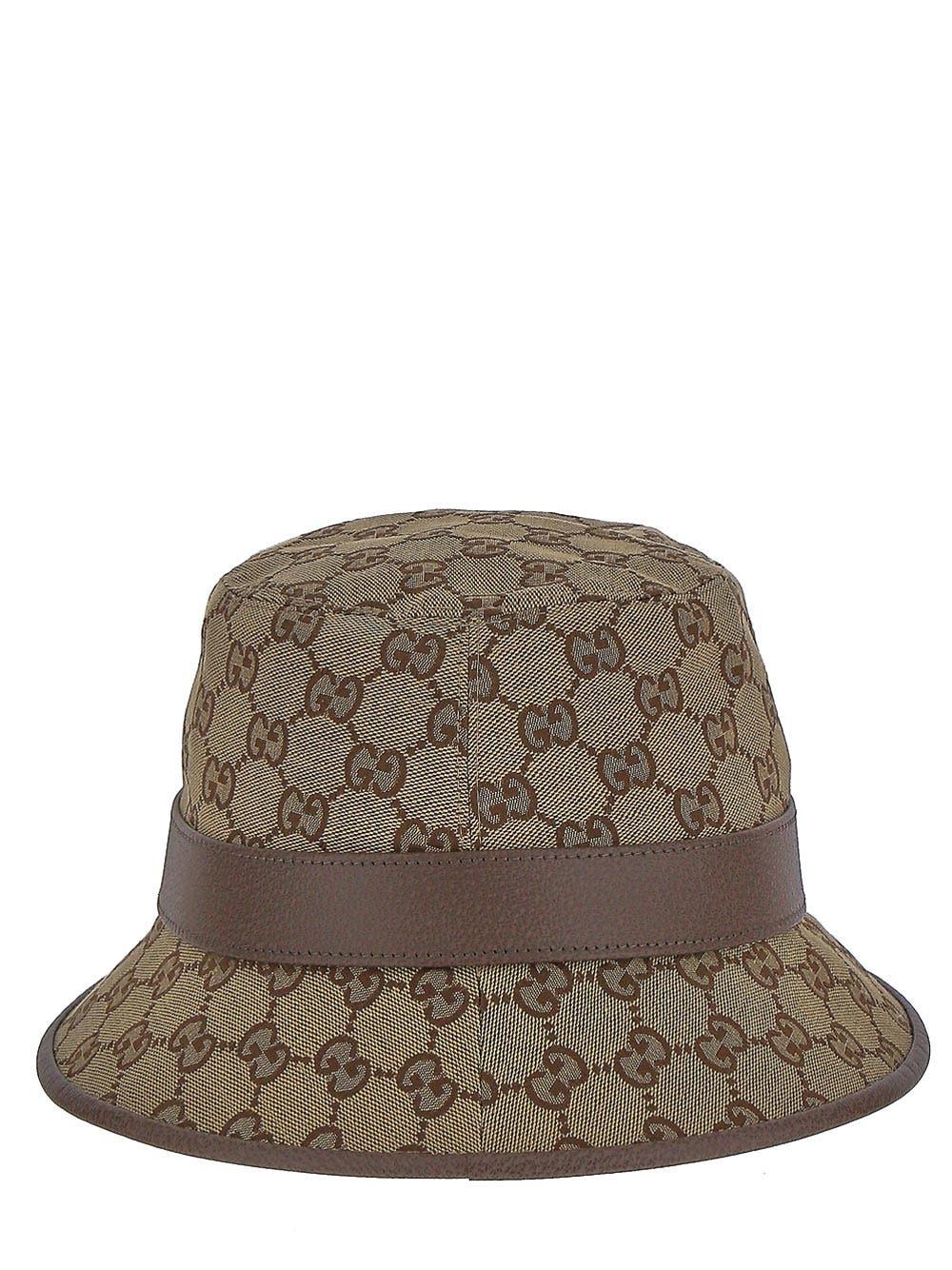 Oluxury Gucci Fedora Hat In GG fabric Nuova