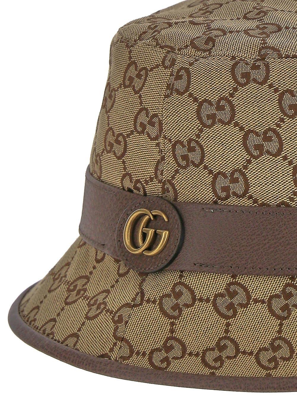Oluxury Gucci Fedora Hat In GG fabric Nuova