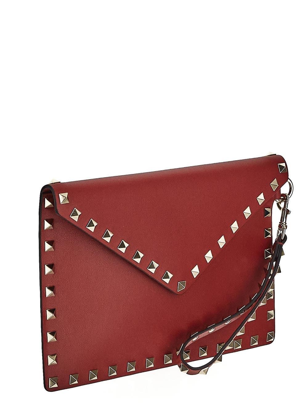 Oluxury Valentino Garavani Rockstud Cardholder In Linea