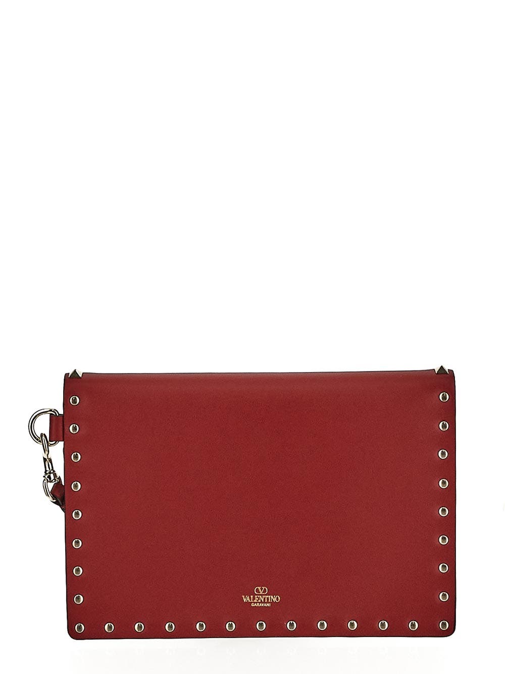 Oluxury Valentino Garavani Rockstud Cardholder In Linea