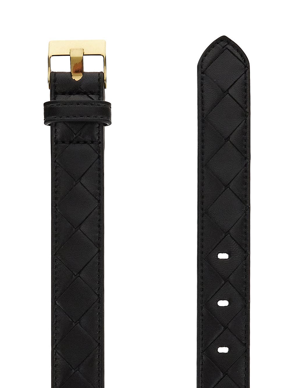 Oluxury Bottega Veneta Wantch Intrecciato Belt Shopping Online