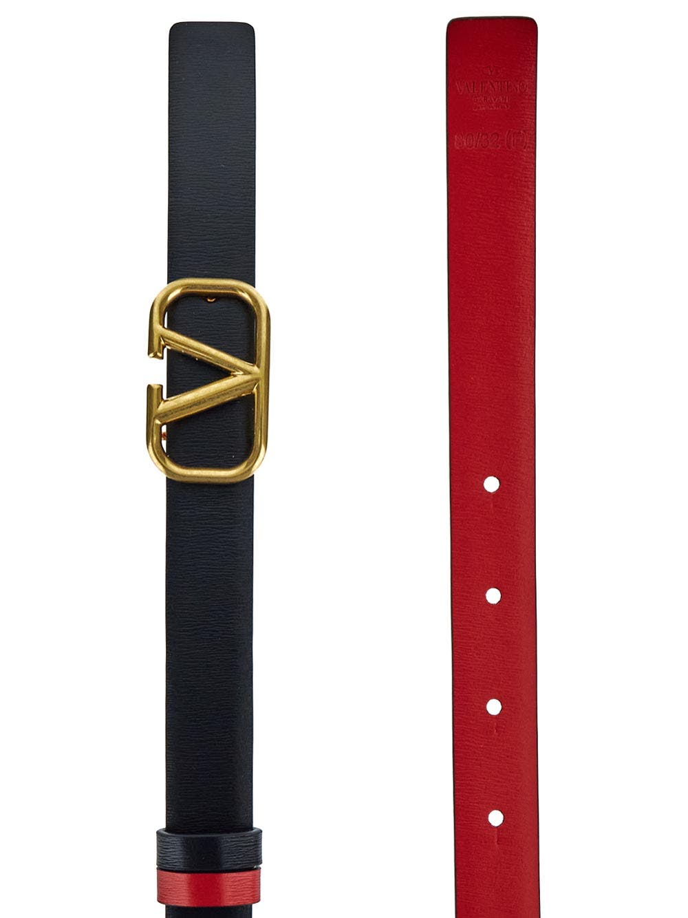 Oluxury Valentino Garavani Reversible V Logo Belt Convenienza