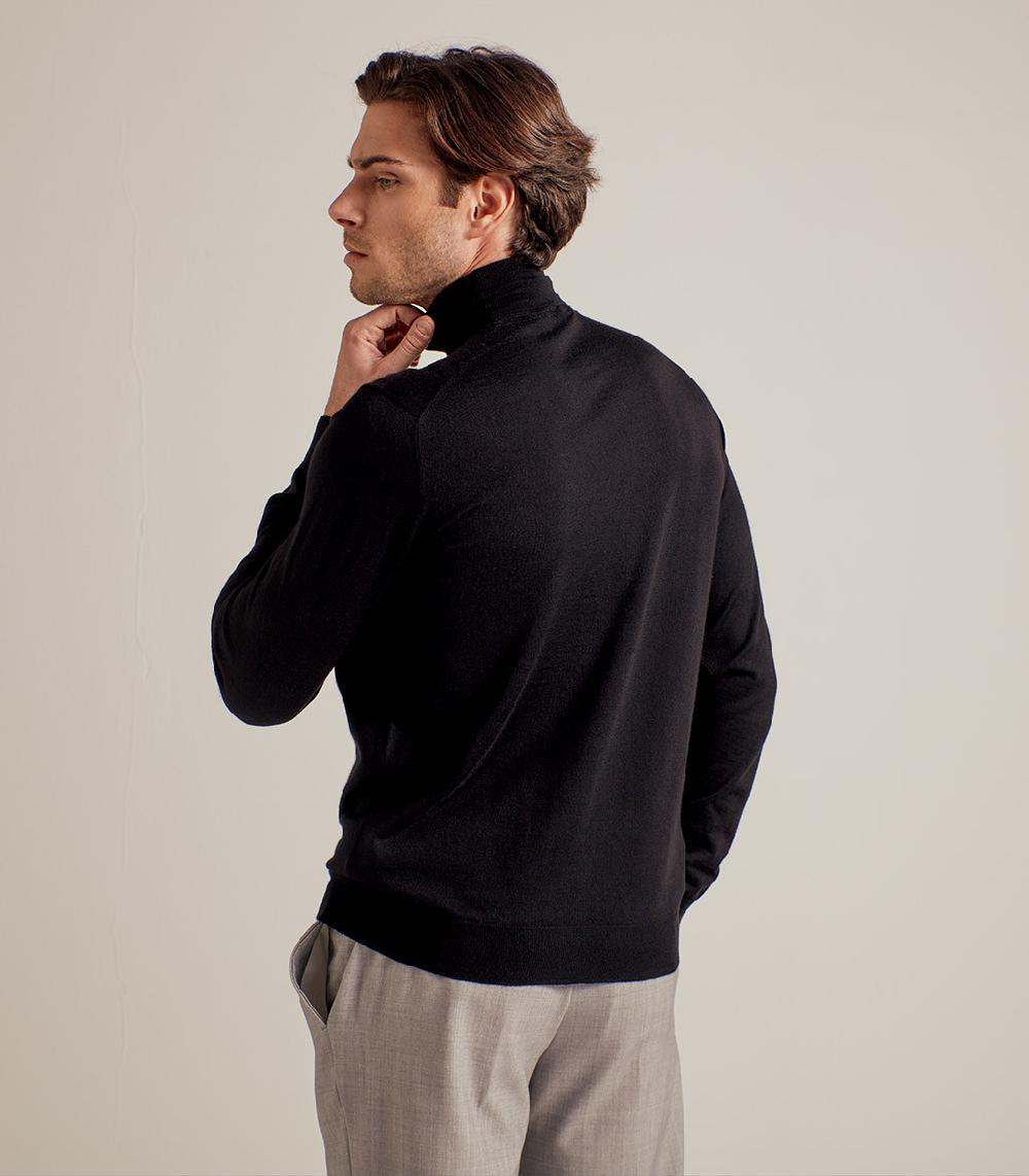 S.Moritz DOLCEVITA LANA SETA CASHMERE - NERO Convenienza