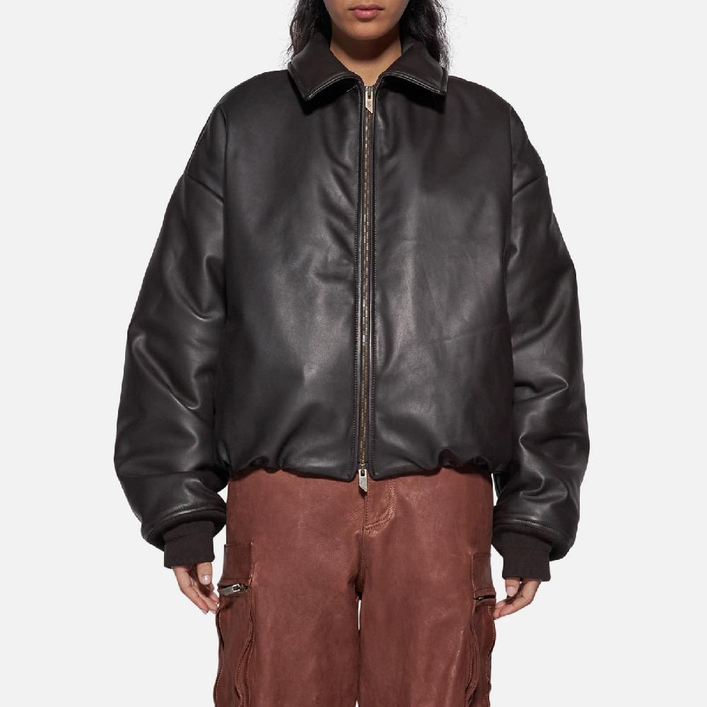 Salvatore Santoro BOMBER IN PELLE - TESTA DI MORO Shopping Online