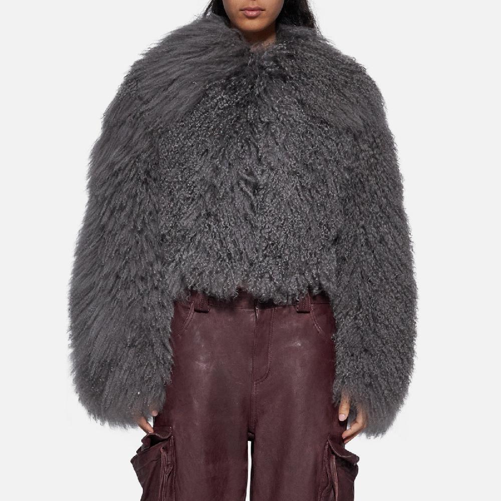 Salvatore Santoro GIACCA IN SHEARLING - GREY Prezzo Ridotto
