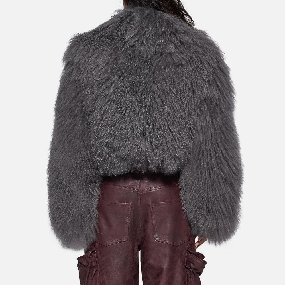 Salvatore Santoro GIACCA IN SHEARLING - GREY Prezzo Ridotto