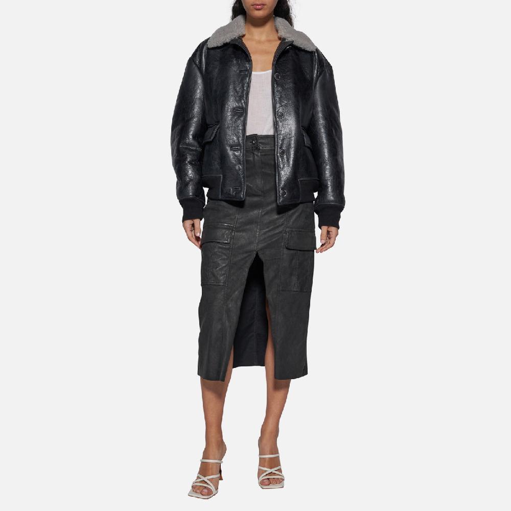 Salvatore Santoro GIACCA IN SHEARLING - BLACK Online