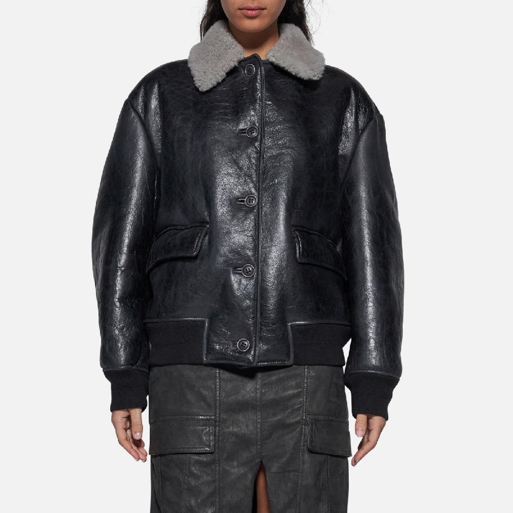 Salvatore Santoro GIACCA IN SHEARLING - BLACK Online