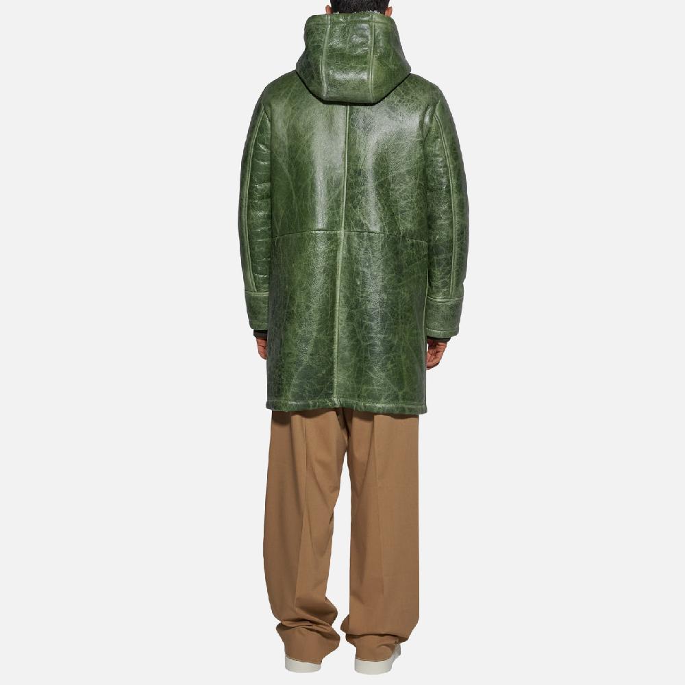 Salvatore Santoro GIACCA IN SHEARLING - GREEN Negozio