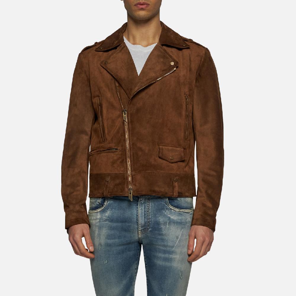 Salvatore Santoro BIKER IN CAMOSCIO - BROWN Promozione Limitata