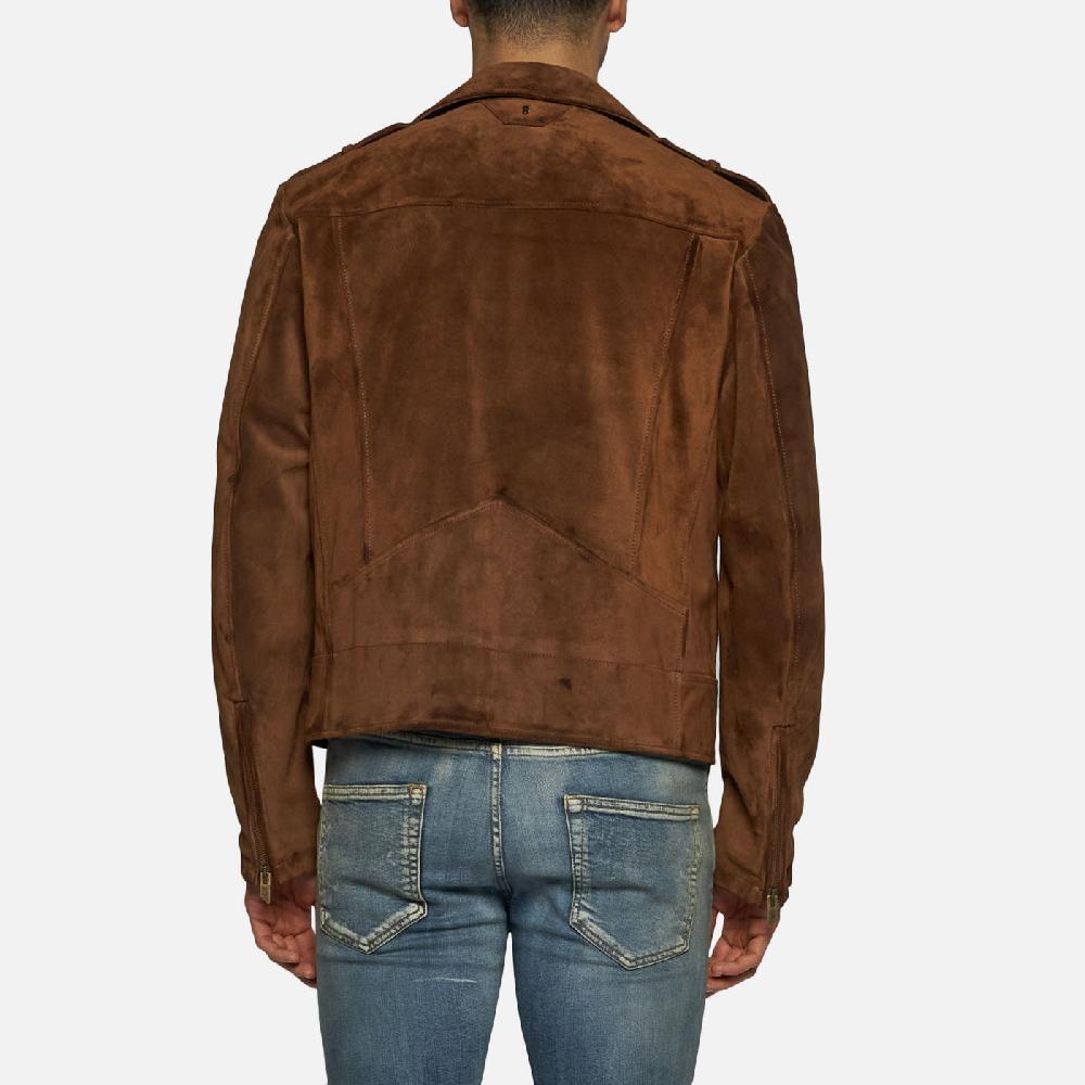 Salvatore Santoro BIKER IN CAMOSCIO - BROWN Promozione Limitata