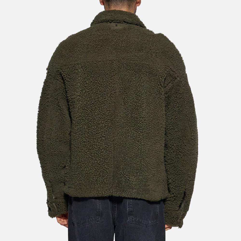 Salvatore Santoro GIACCA IN SHEARLING - DARK GREEN Economico