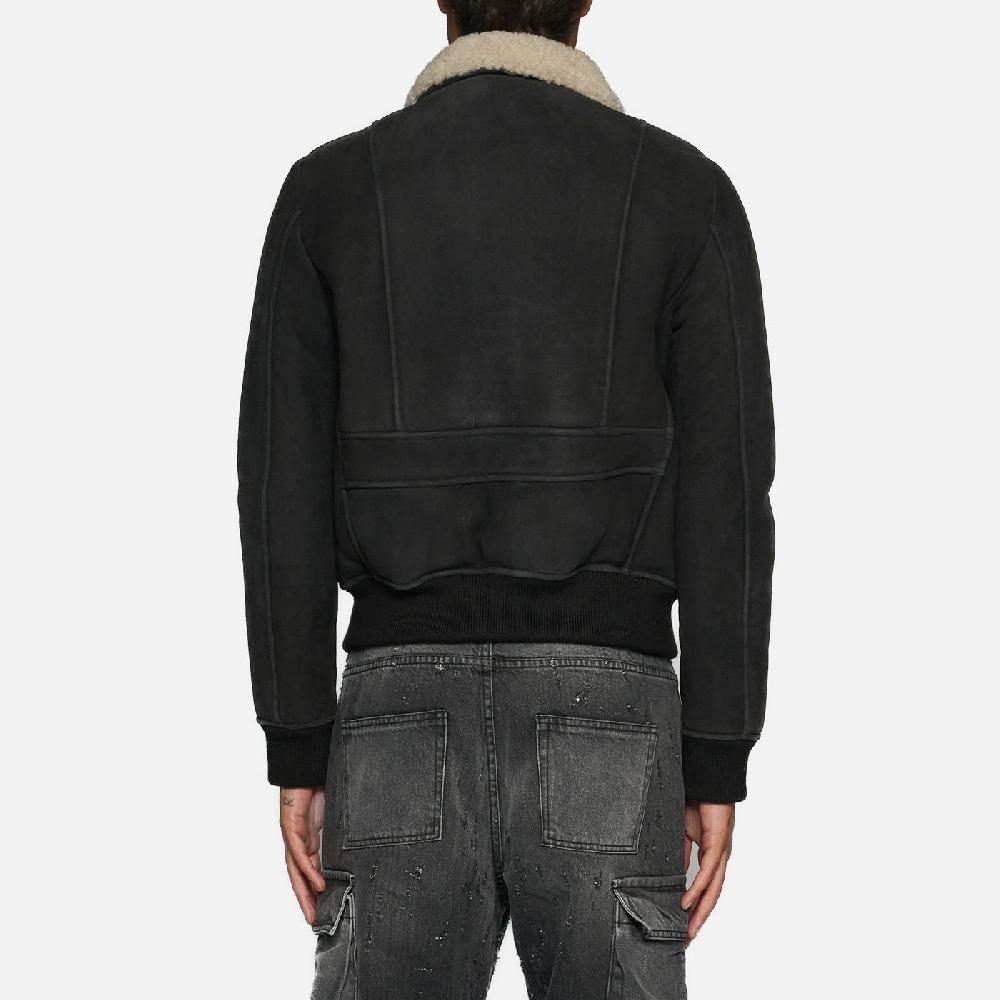 Salvatore Santoro GIACCA IN SHEARLING - BLACK Qualità Garantita