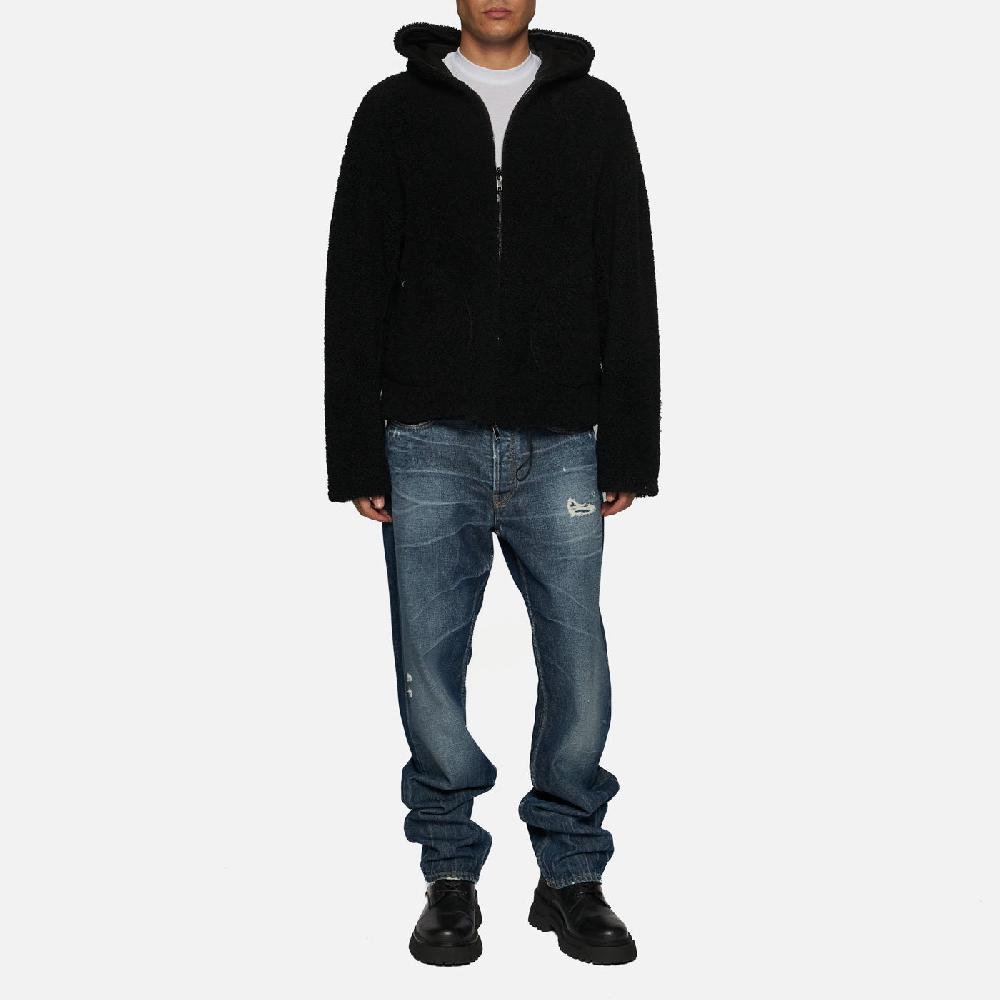 Salvatore Santoro GIACCA IN SHEARLING - BLACK Promozione Limitata