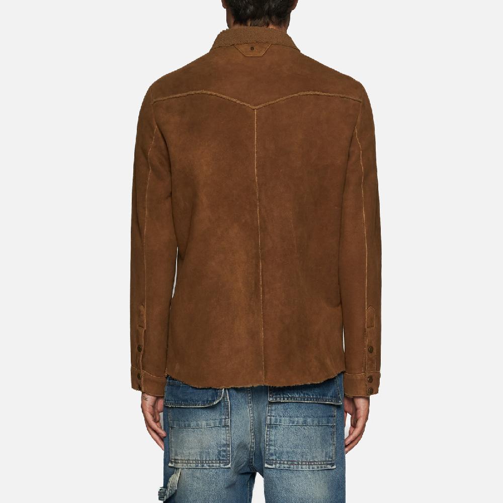 Salvatore Santoro CAMICIA IN SHEARLING - CAMEL Vendita Economica
