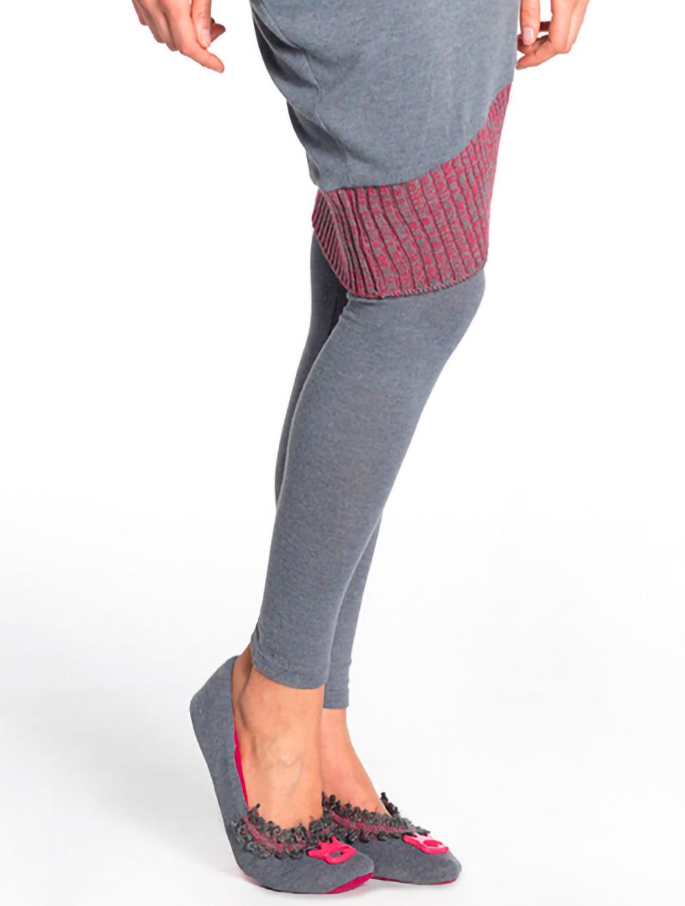 Save The Queen Vestito lungo grigio con ricamo + leggins Vendita Economica