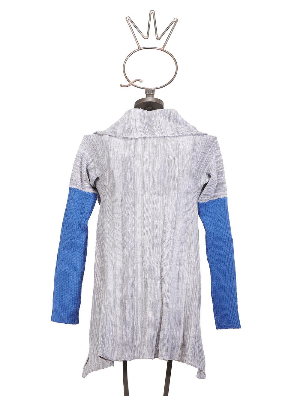 Save The Queen Camicia da notte bluette corta con ricamo con cardigan Negozio