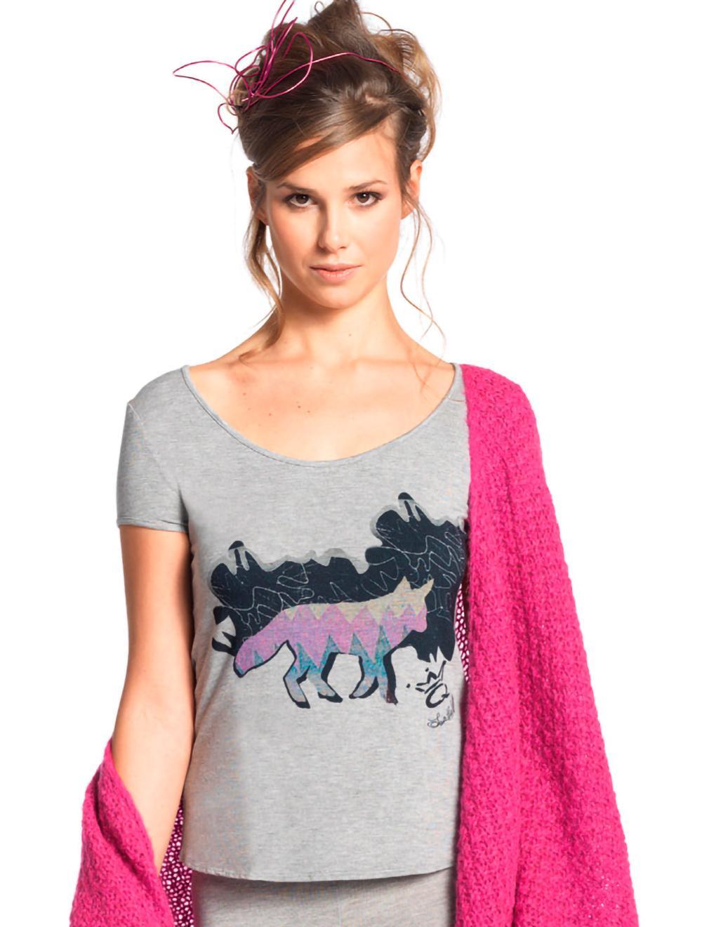 Save The Queen Set t-shirt grigia con leggings Nuova
