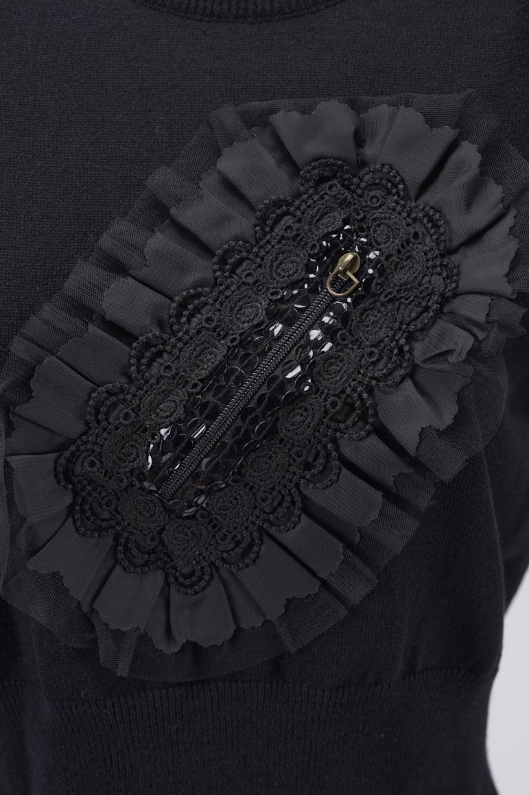 Save The Queen Maglia corta nera Fino Al -60%