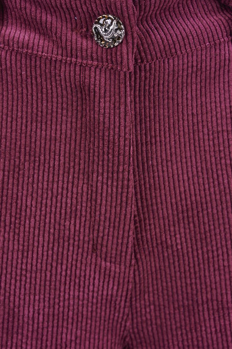 Save The Queen Pantalone largo in velluto Affare Del Giorno