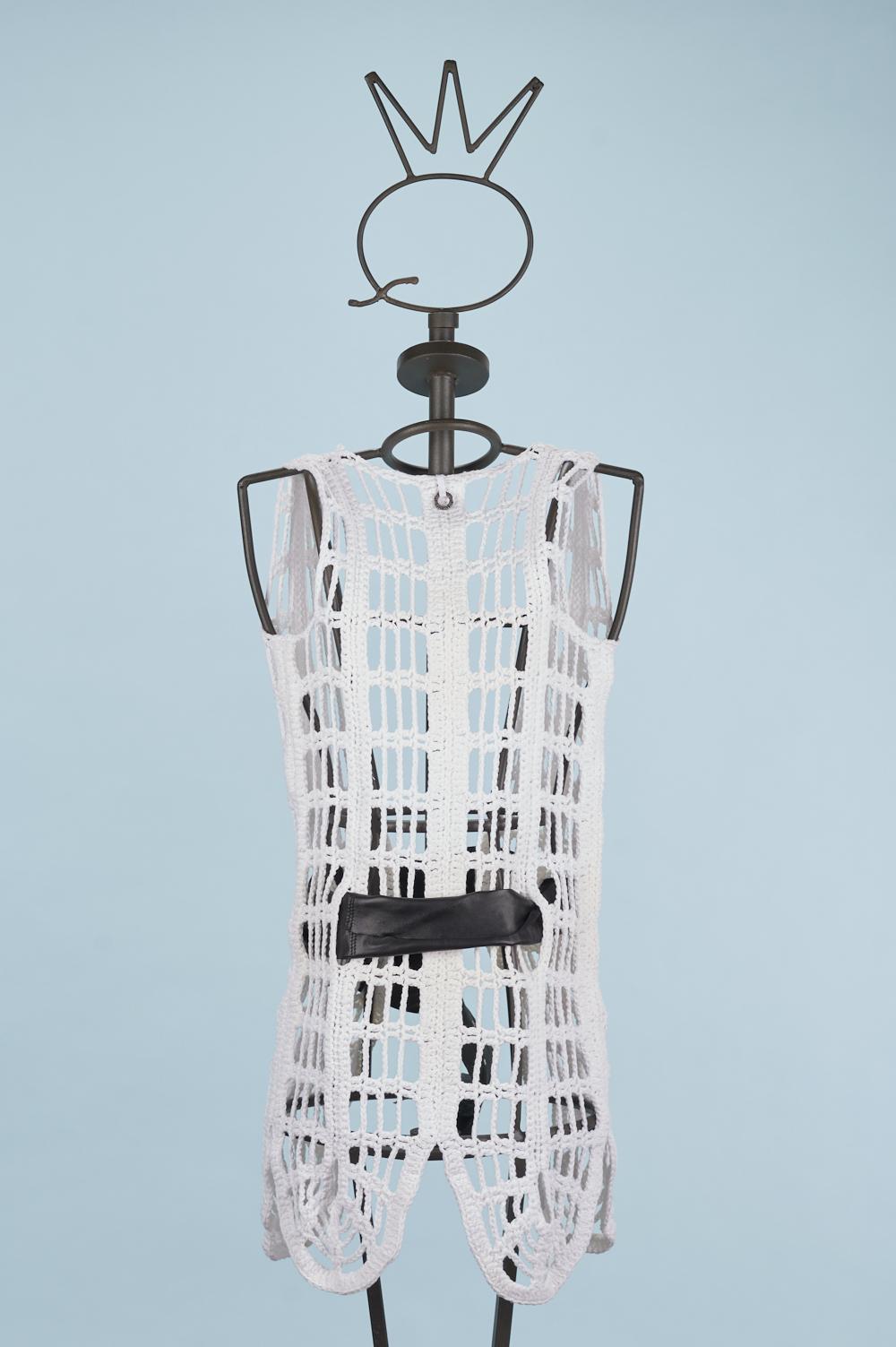 Save The Queen Gilet bianco Offerta