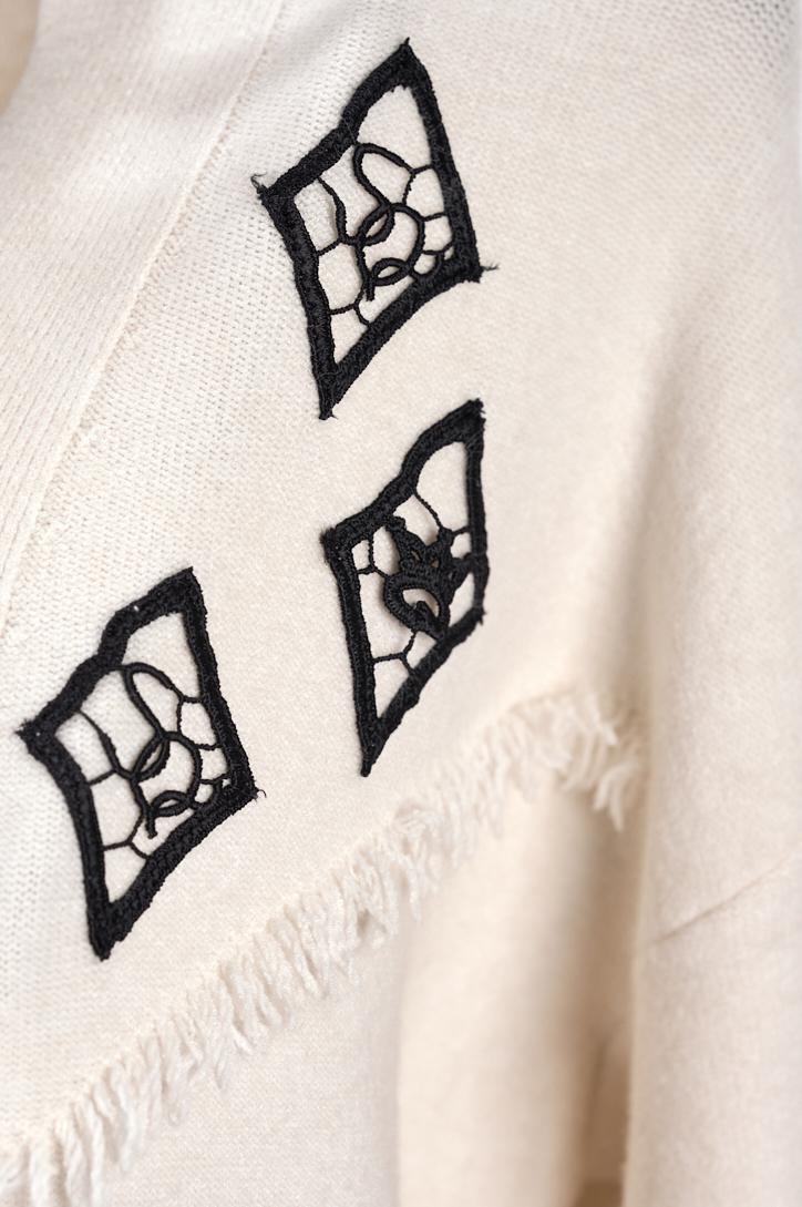 Save The Queen Cardigan lungo panna Italy