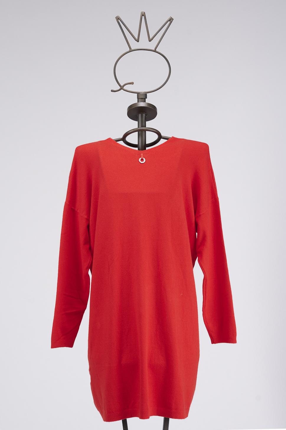 Save The Queen Maglia lunga con ricamo In Linea