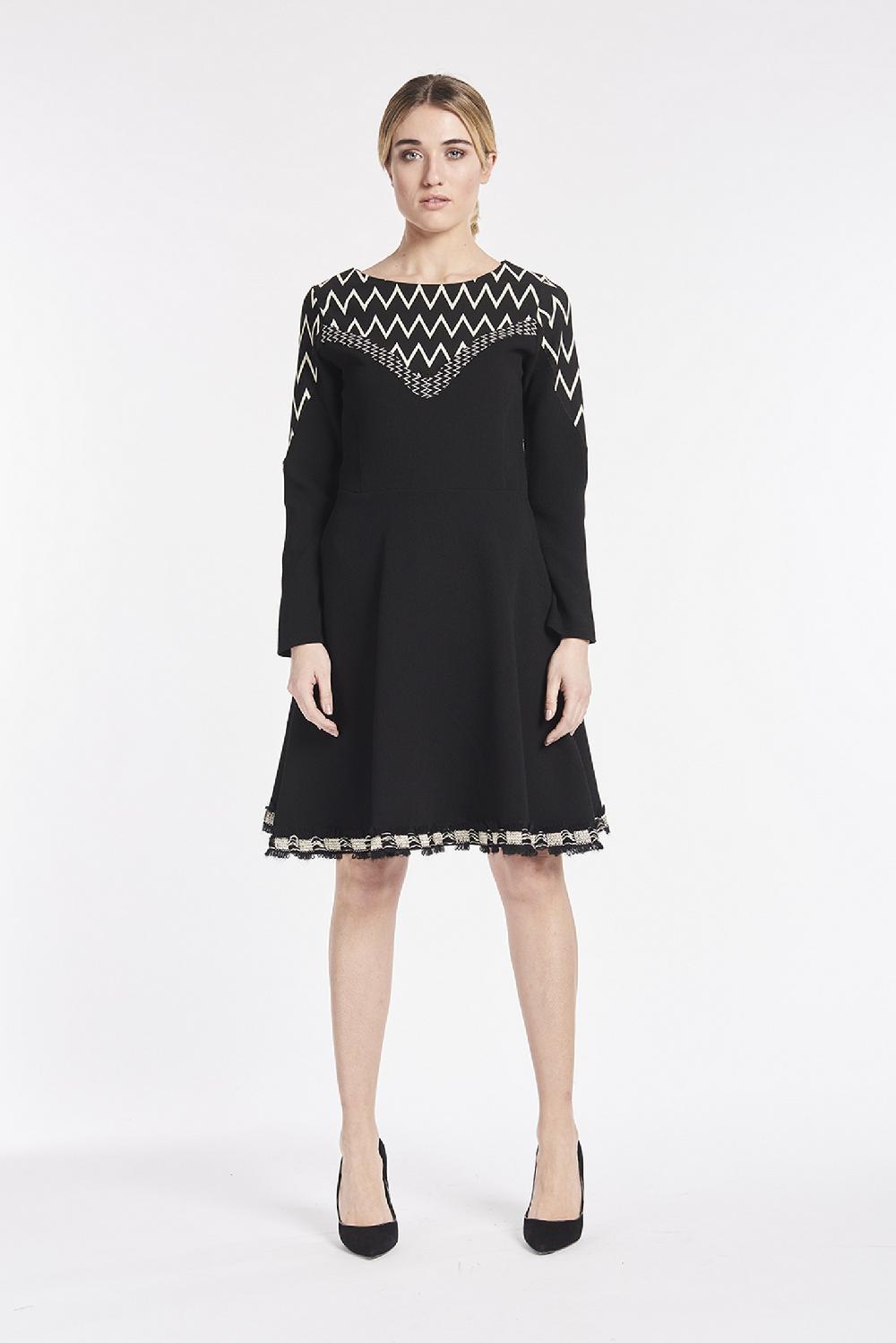 Save The Queen vestito corto in crepe 2025
