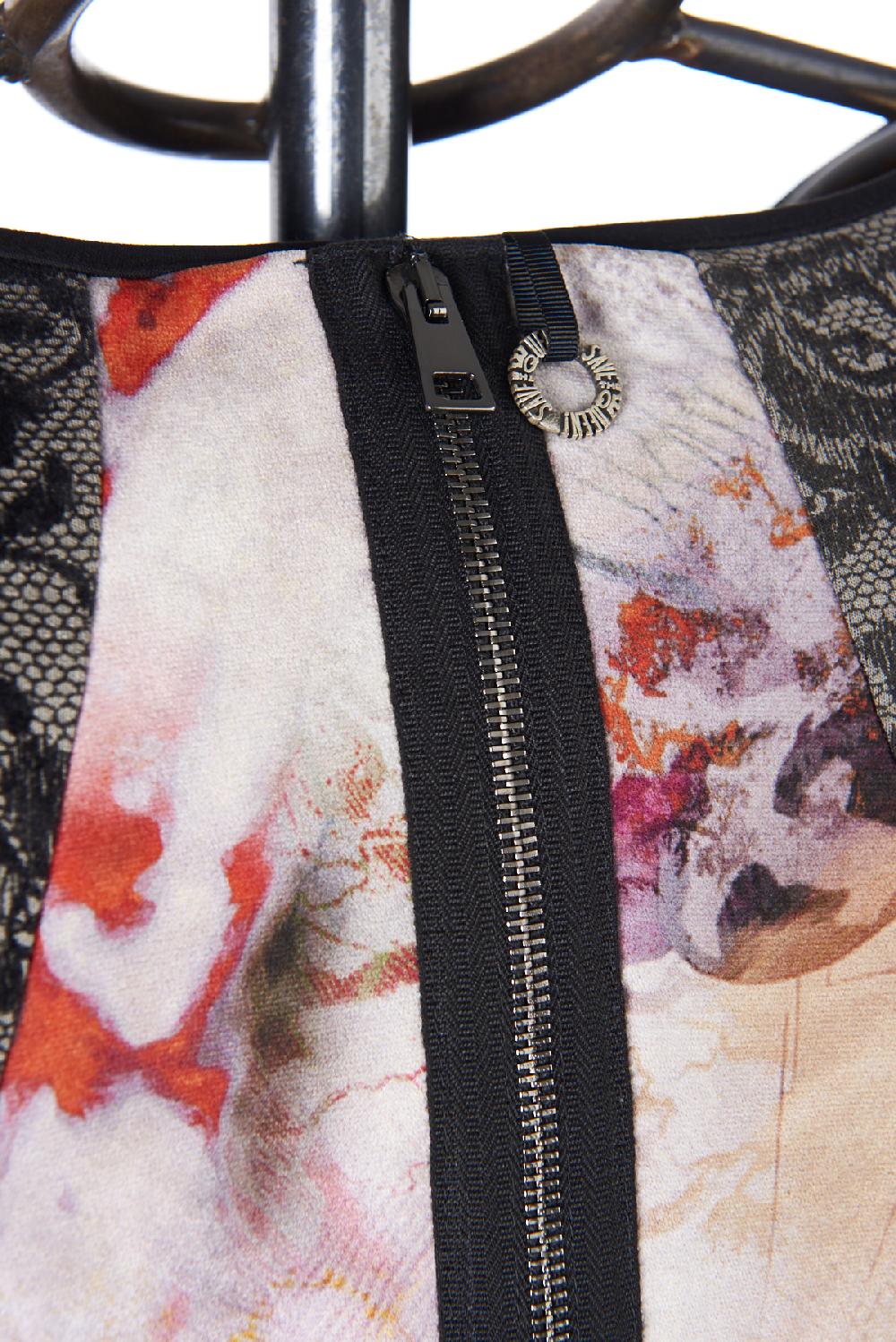 Save The Queen vestito corto a tubino a fantasia Presa