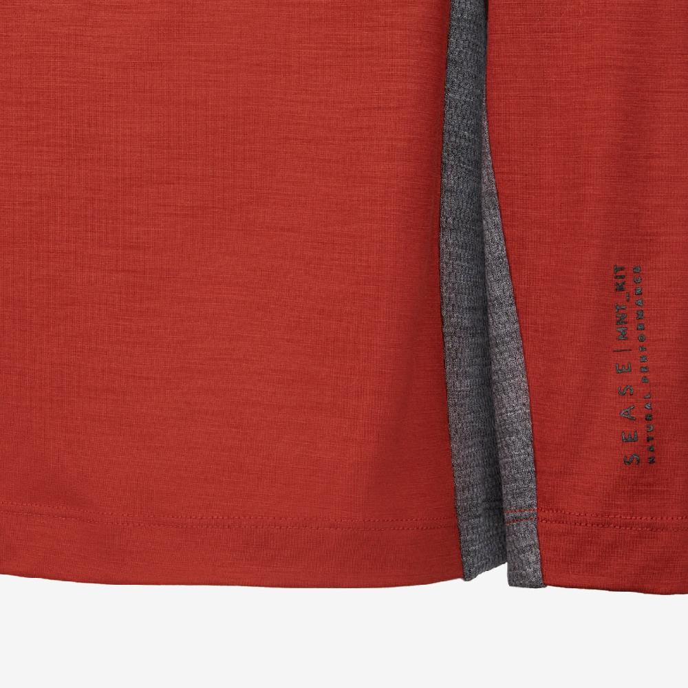 Sease Runner: maglietta in lana merino - Aragosta Fino Al -60%