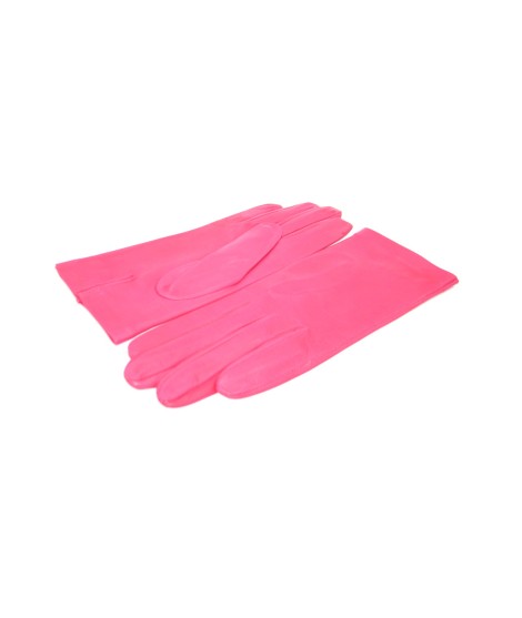 Sermoneta Gloves Guanto Nappa fodera seta Fucsia Sottocosto